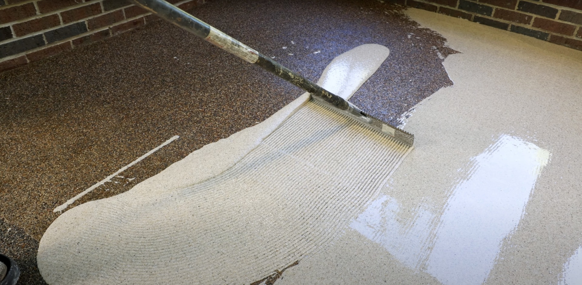 Professional concrete finishing process ensuring smooth, durable surfaces Fresh concrete being finished with professional tools and techniques