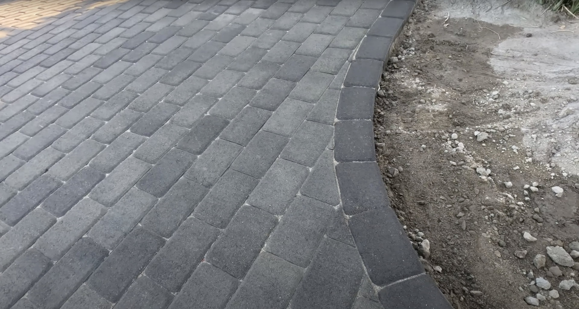 Beautiful finished concrete patio work by Cuyahoga Falls Concrete Completed concrete patio with professional installation and finishing